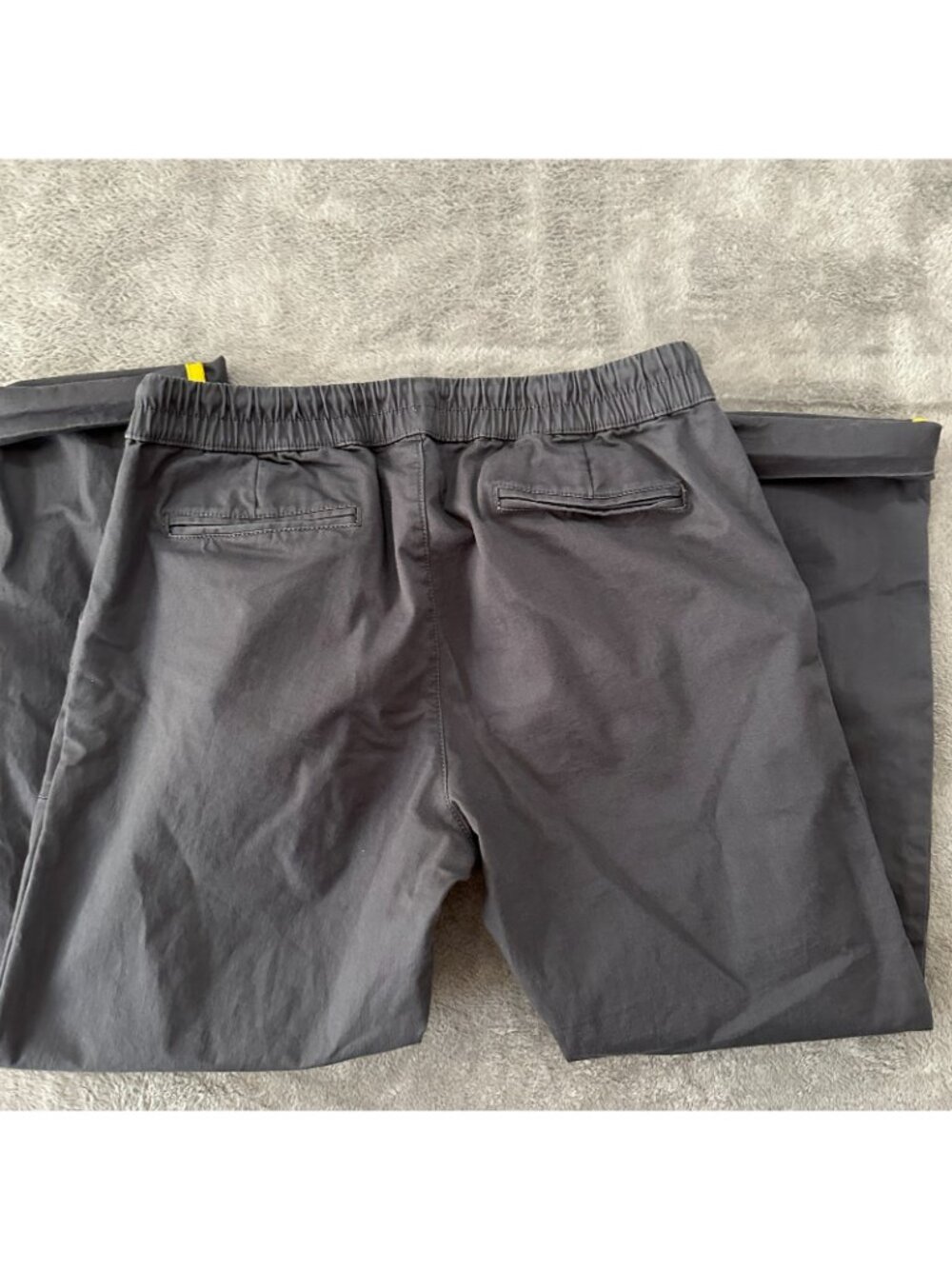 Pact Organic Cotton Gray Pull On Pants Women's MEDIUM - Picture 7 of 7